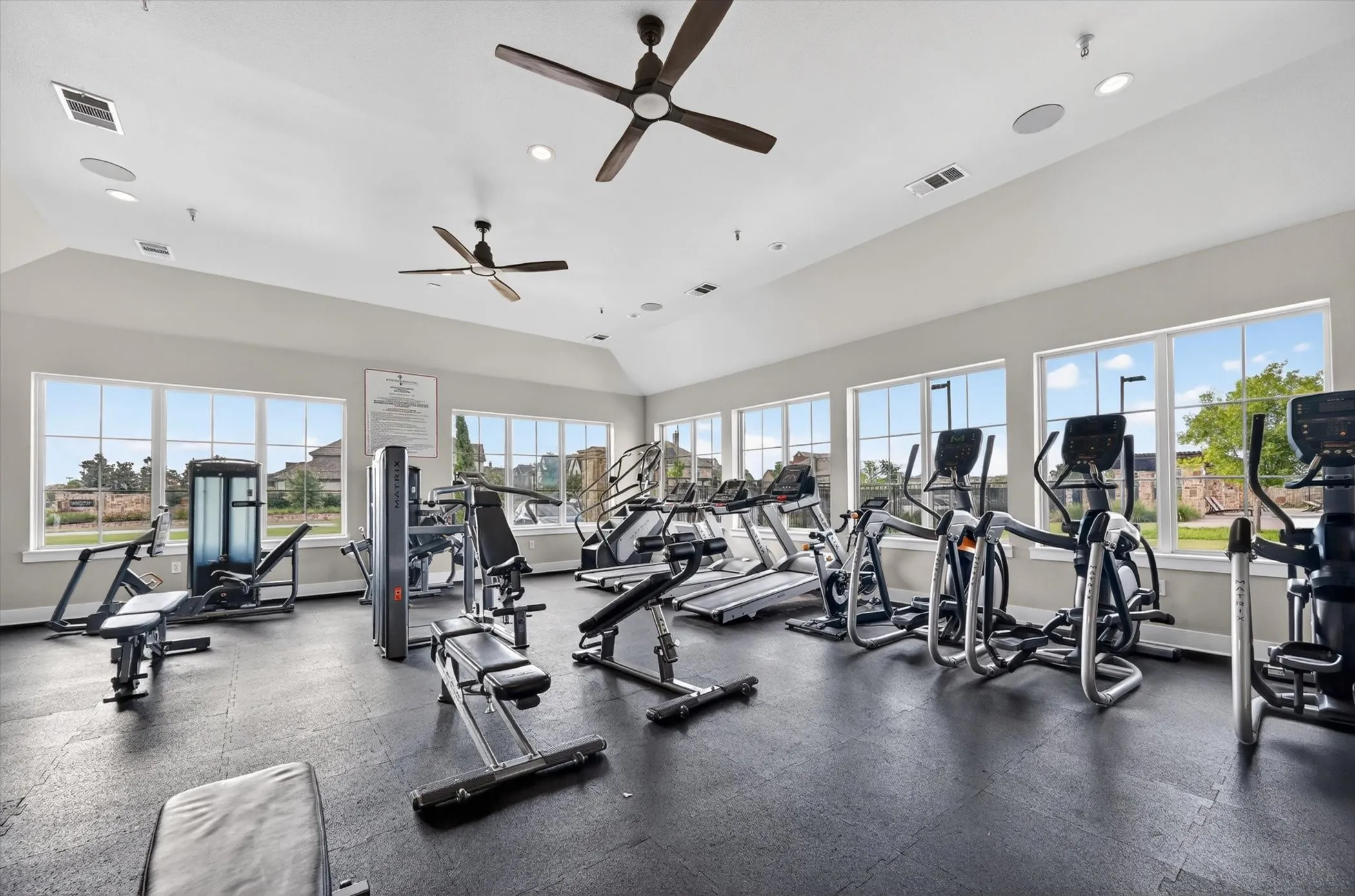 Amenity center gym