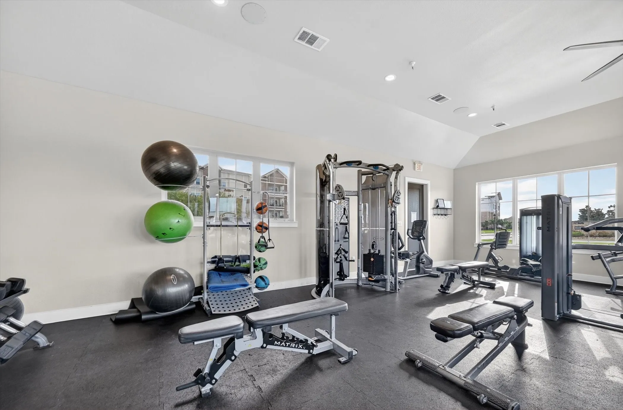 Amenity center gym