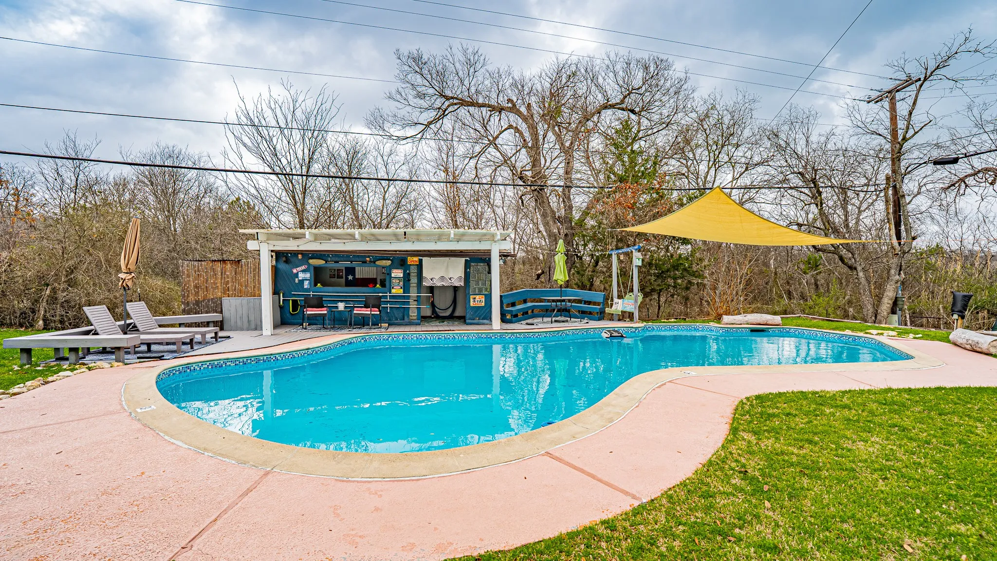Pool and Entertainment Area