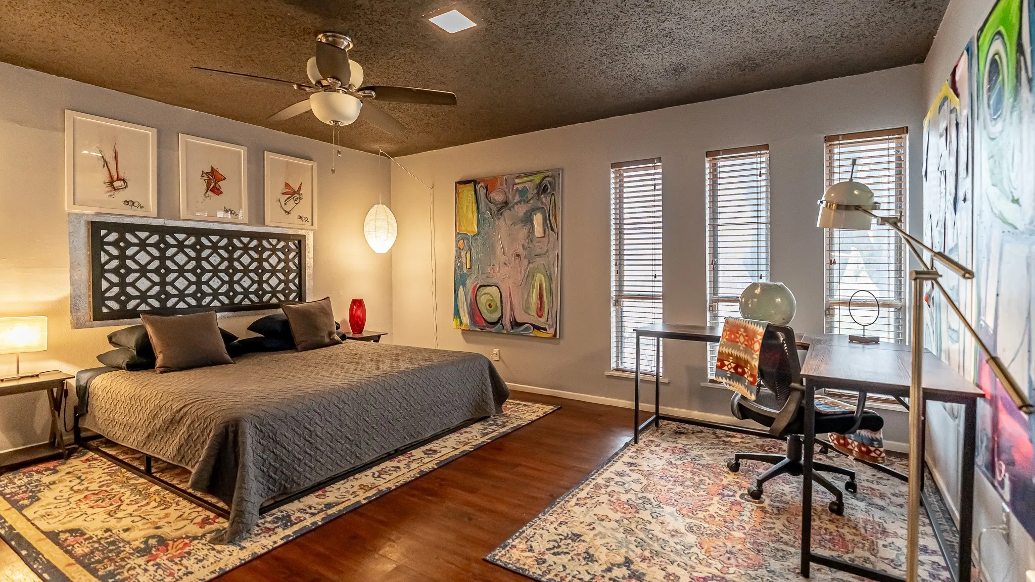 Large Bedroom with room for a sitting area