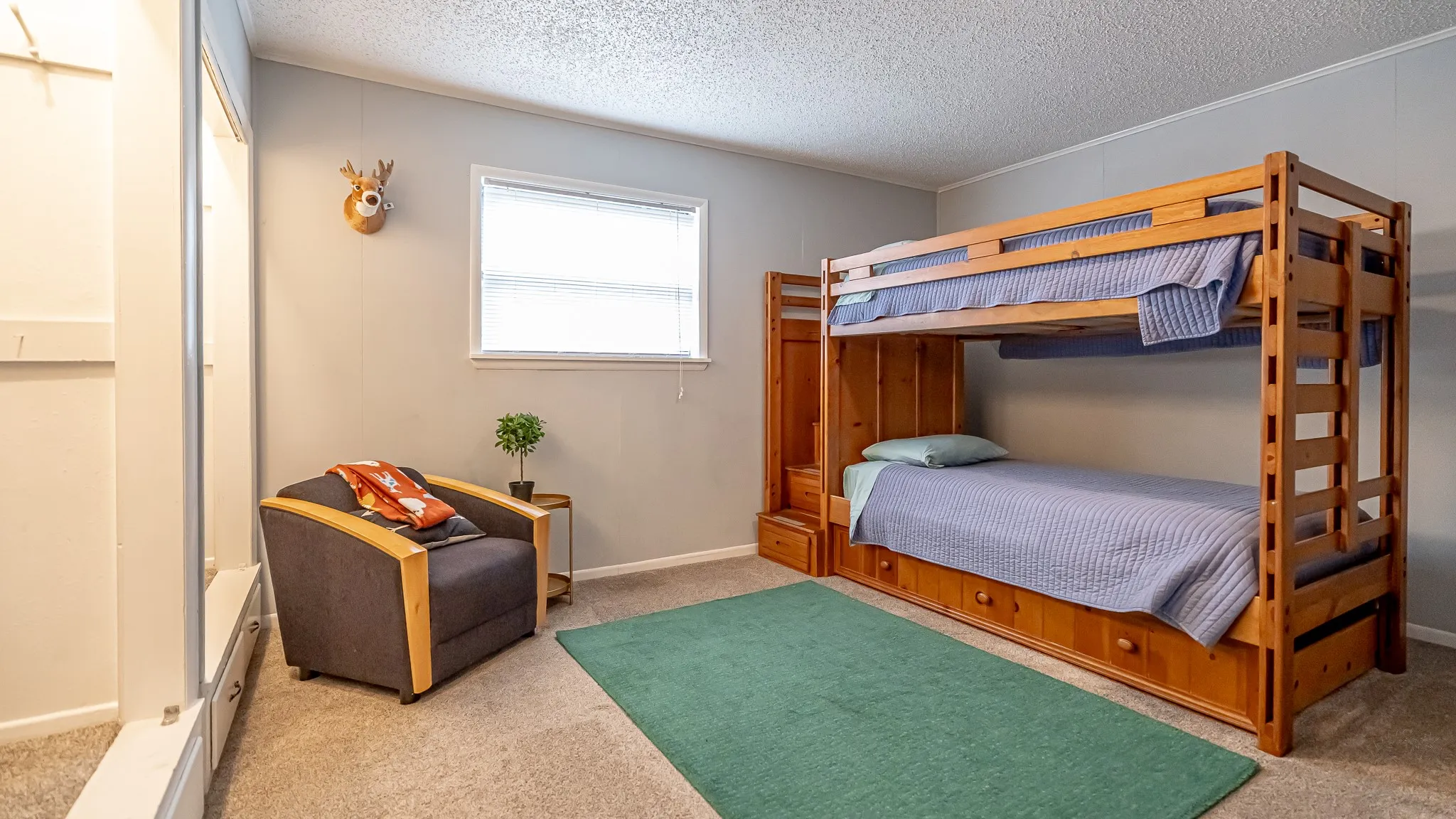 Bedroom with plenty of storage