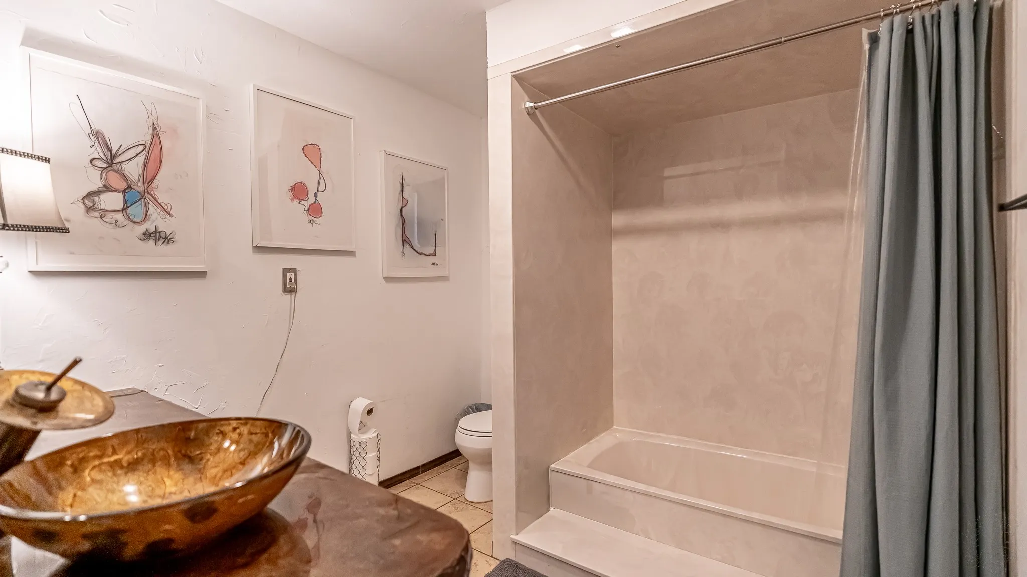 Secondary Bathroom with upgrades