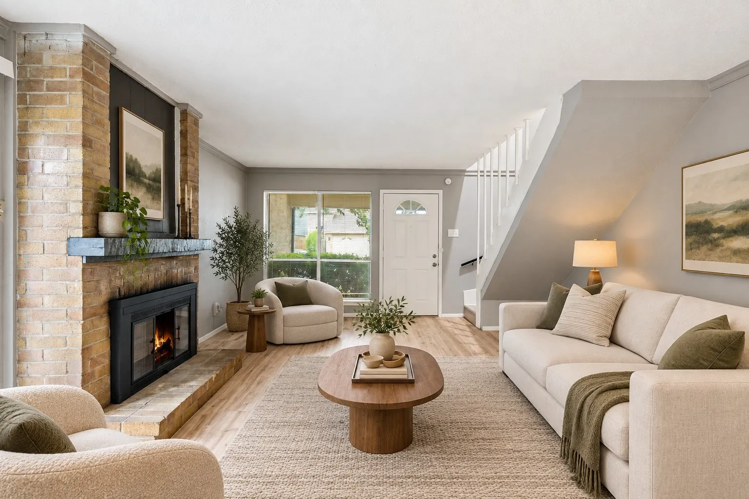 Virtually staged stock photos, tenant occupied
