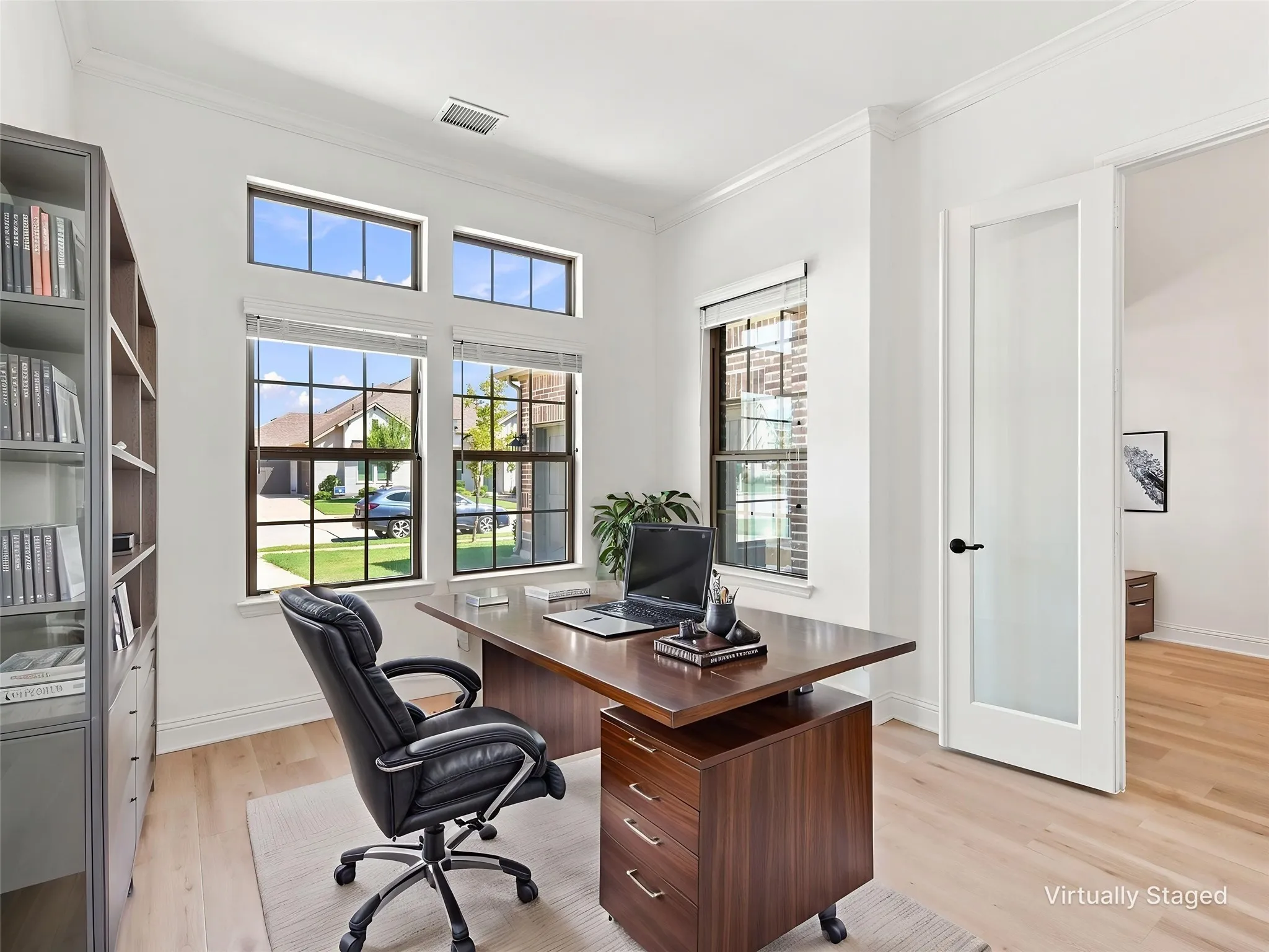 Sunfilled private office upon entry!
