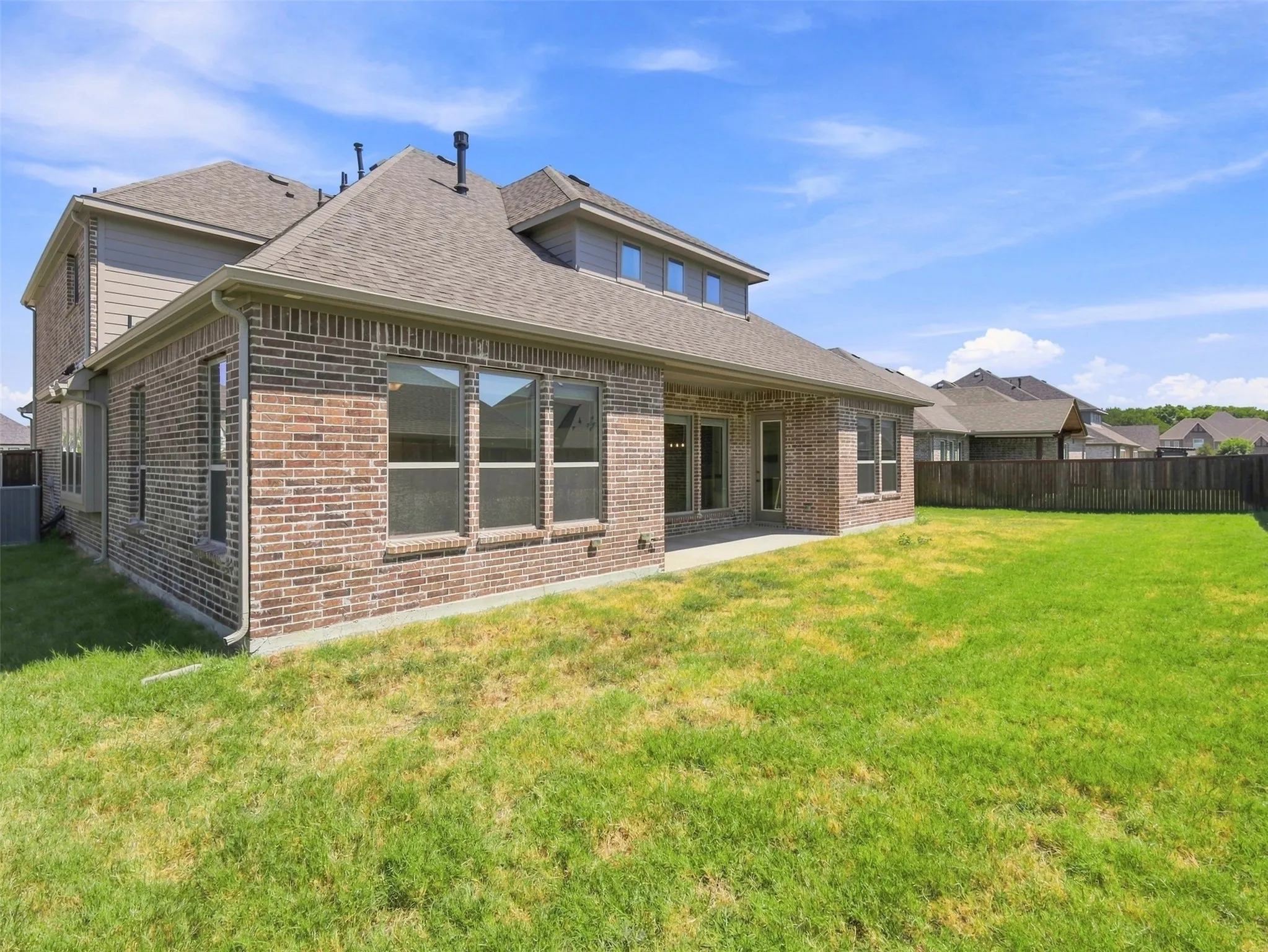 Large covered back porch perfect for sipping your morning coffee!