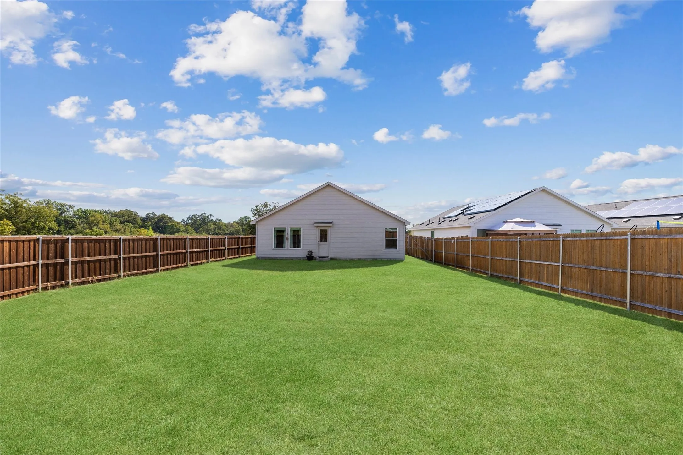 Large Grassy Backyard