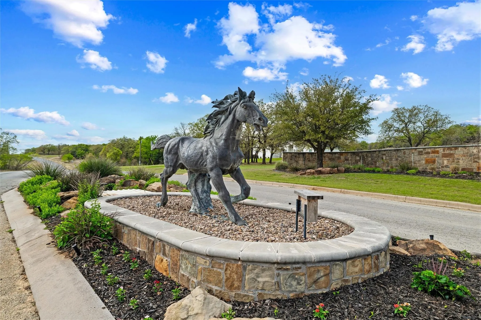Beautiful entry monument to welcome you to Silver Lakes Ranch!