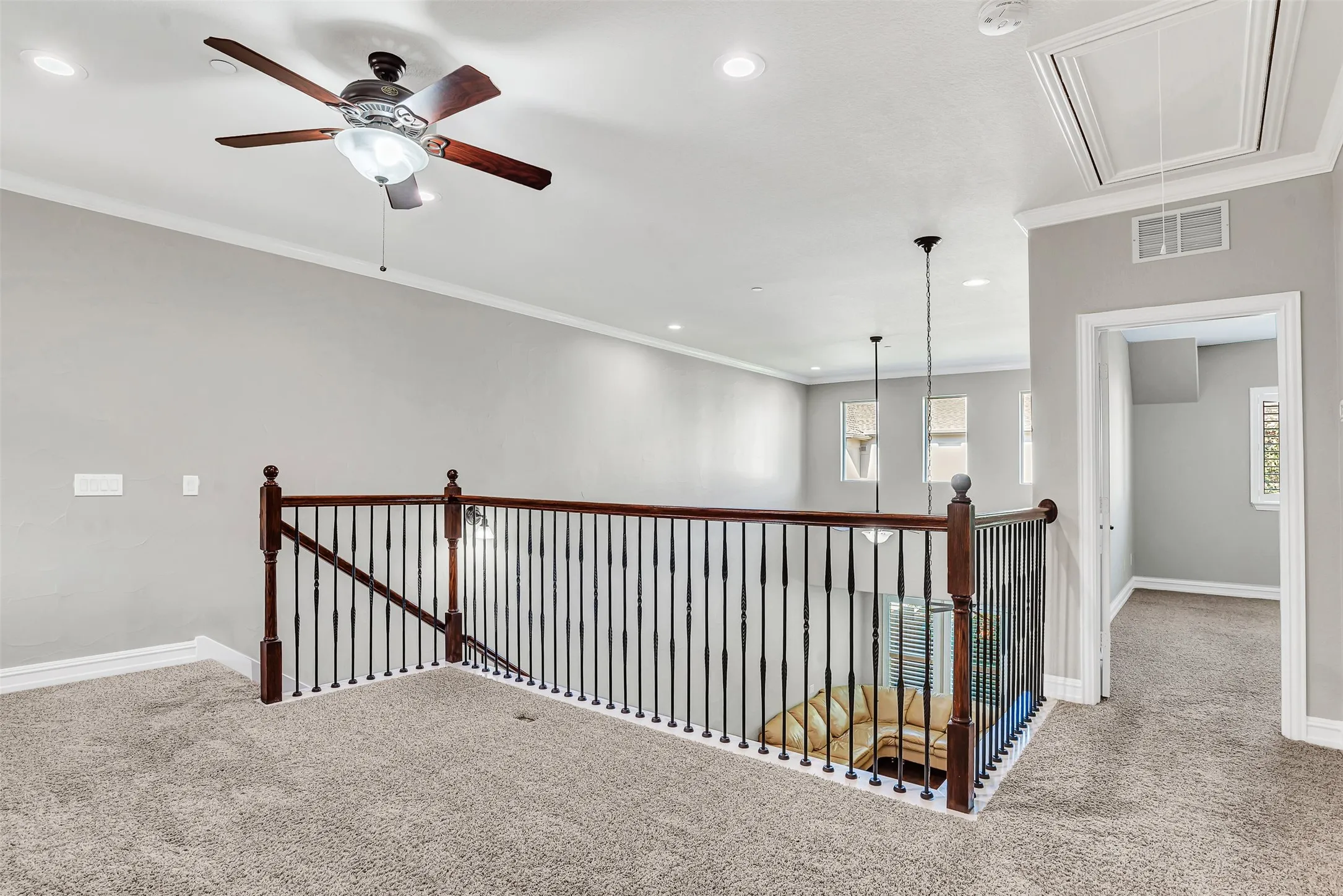 This loft area also a great gathering place on the second floor for the guest bedrooms - a good place for a second TV, or games, or anything!