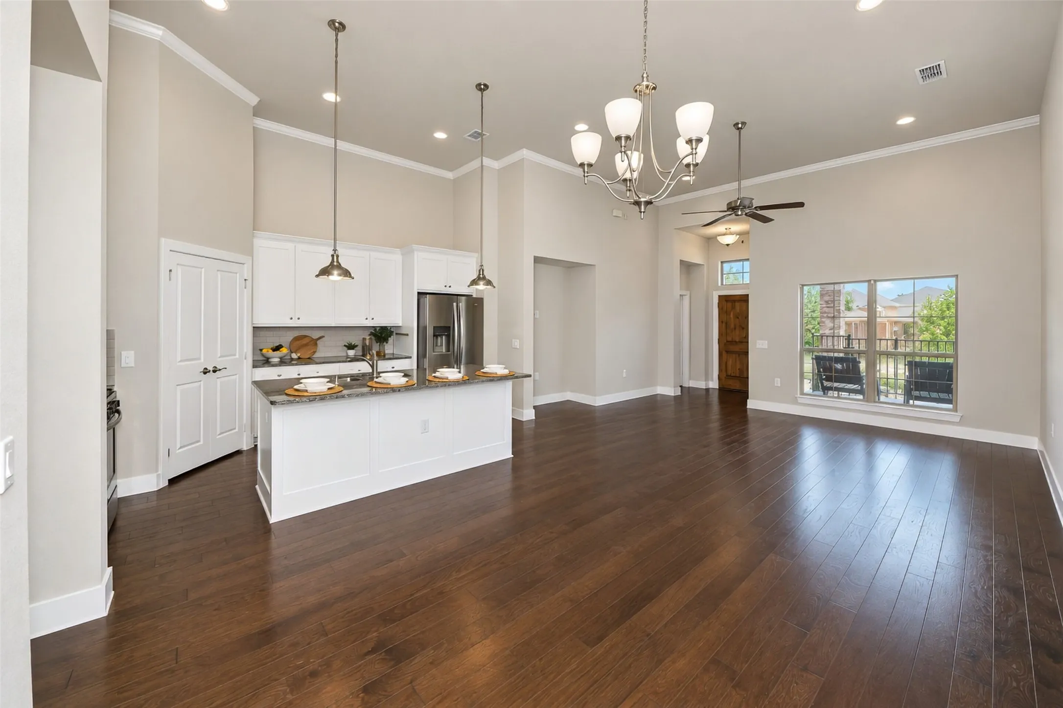 Open concept home with lots of space