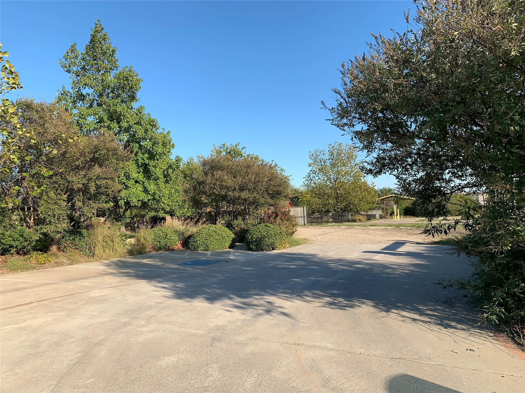 Parking in front
