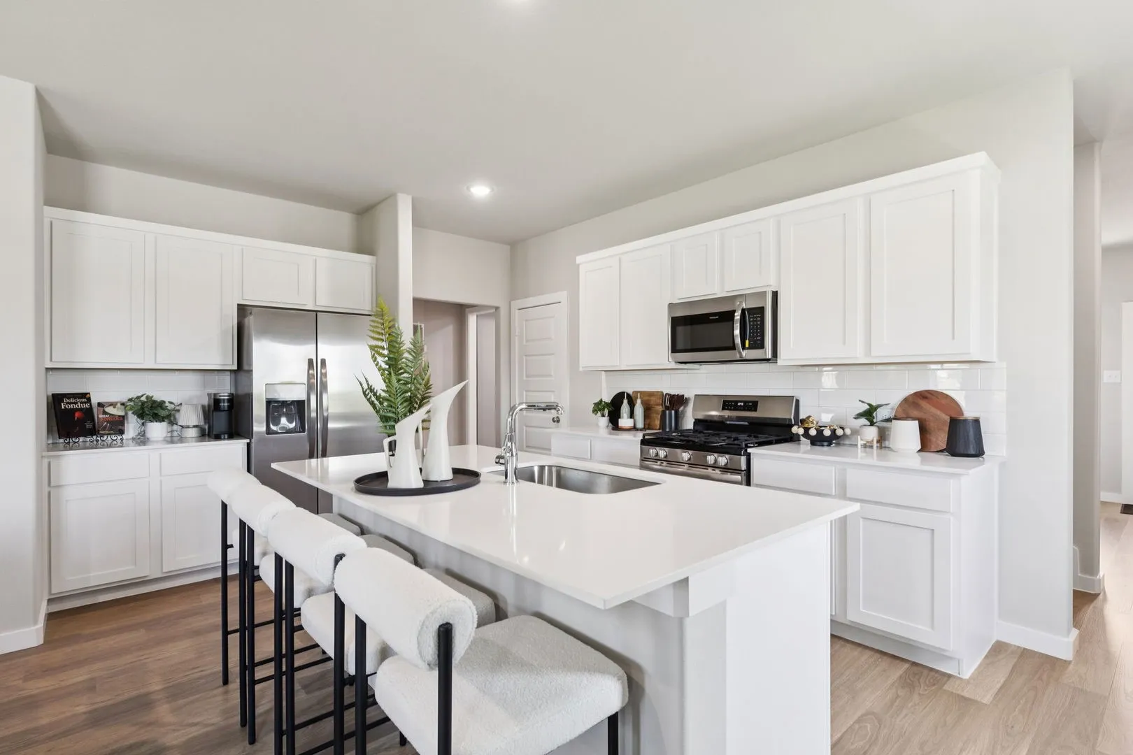 Kitchen in the Magnolia home plan – REPRESENTATIVE PHOTO