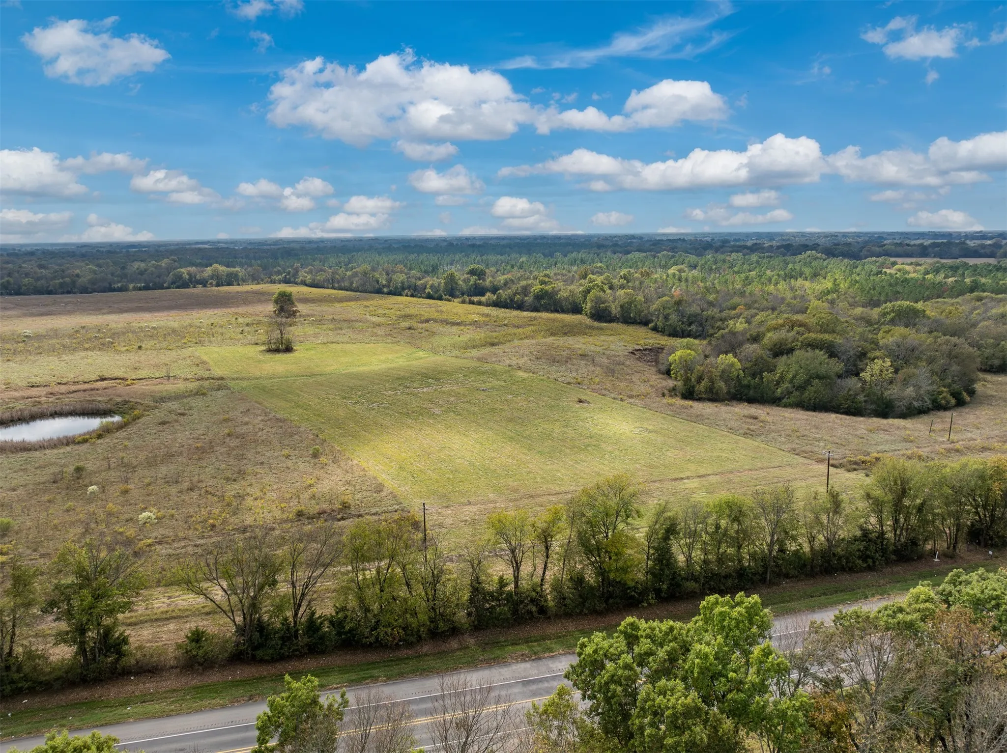 Cleared 5 acre lot ready for your home or manufactured home.