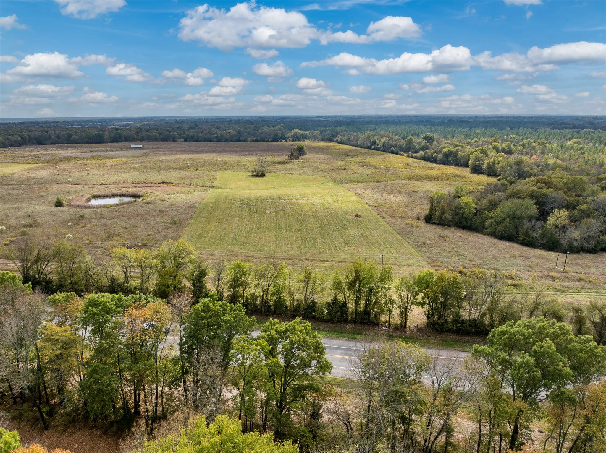 Cleared 5 acre lot ready for your home or manufactured home.