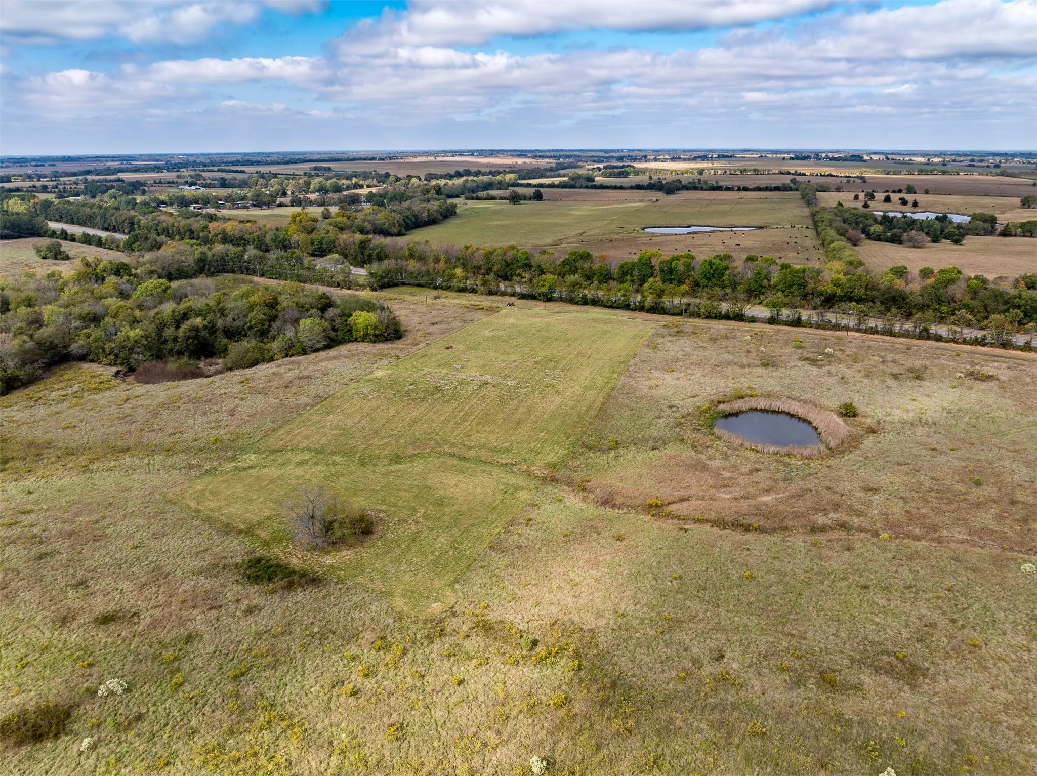 Cleared 5 acre lot ready for your home or manufactured home.