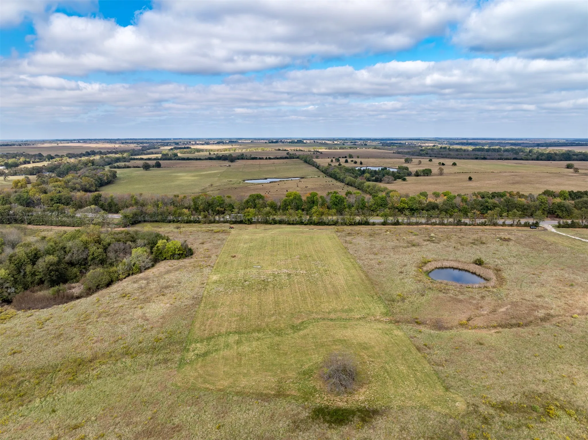 Cleared 5 acre lot ready for your home or manufactured home.