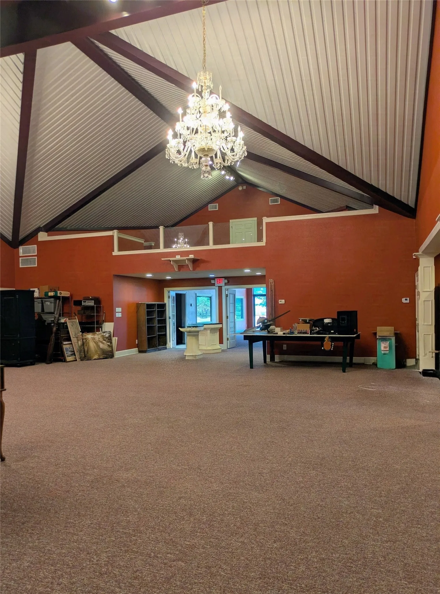 Main event space and foyer doors