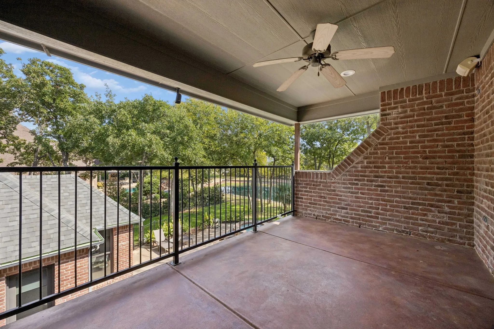 Balcony Off Game Room.