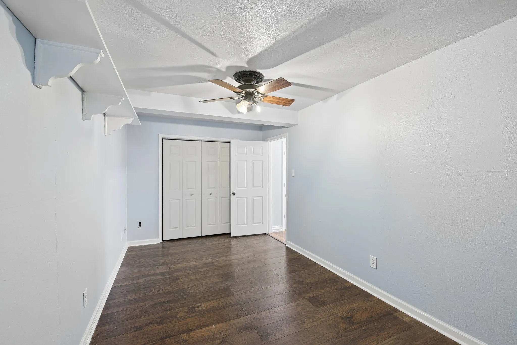 The bonus room offers a flexible space for a second home office, playroom, craft room, or exercise room.
