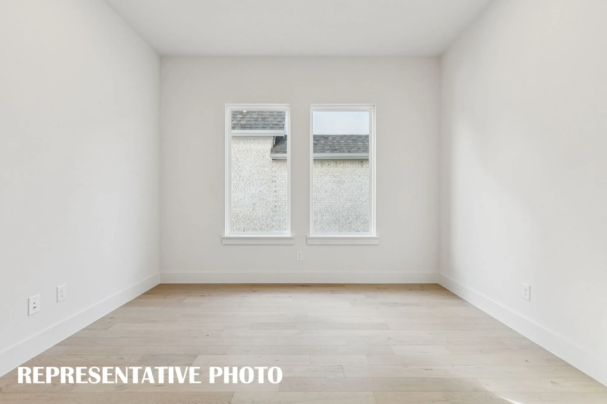 The professional working from home will appreciate the privacy this light filled home office provides.  REPRESENTATIVE PHOTO