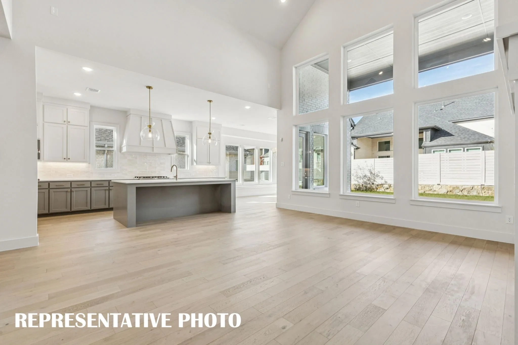 With a fantastic open and flowing main floor, our Addison III plan was designed for entertaining!  REPRESENTATIVE PHOTO