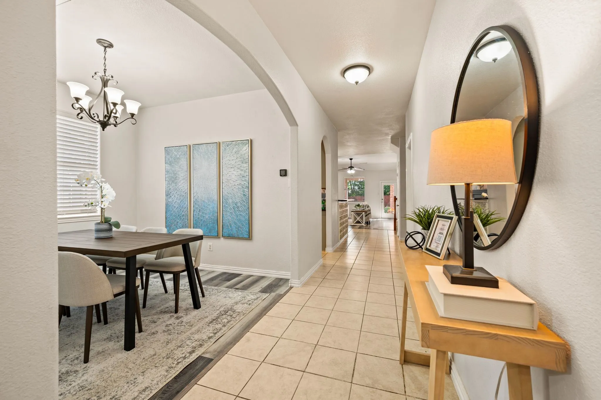 Perfect layout for ease of entertaining.