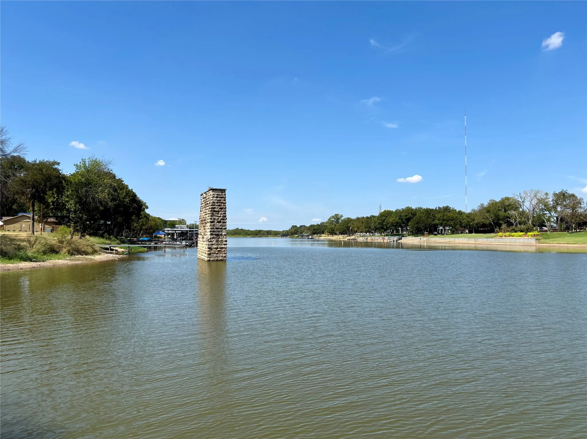 View of the Brazos River from the Fishing Dock