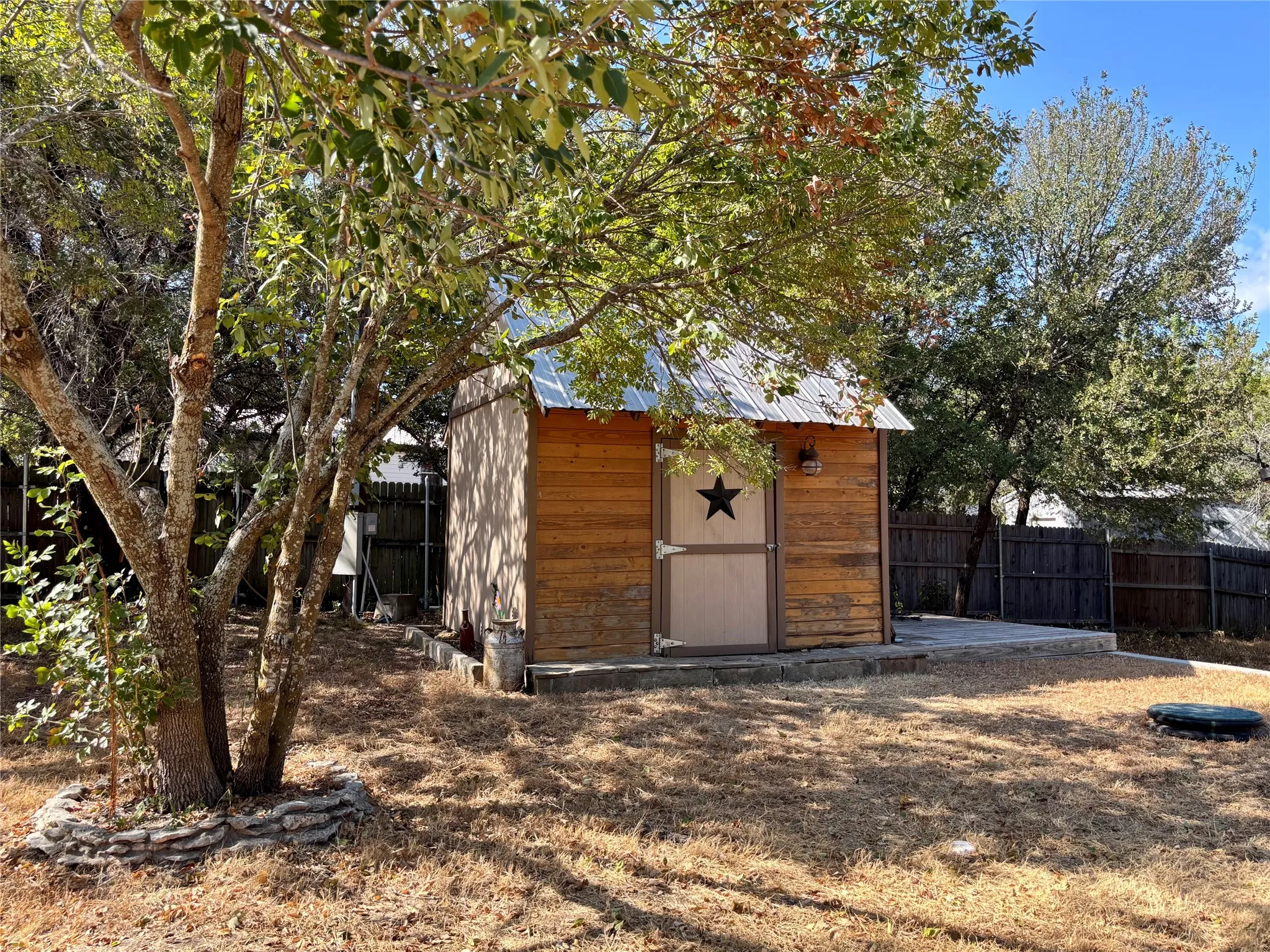 Storage Building on a concrete pad