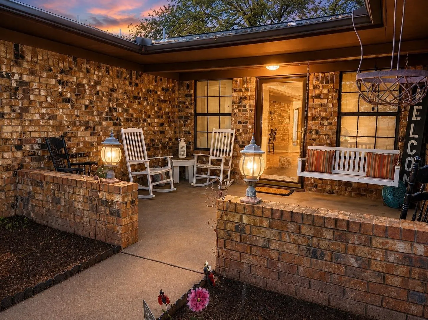Front entry patio
