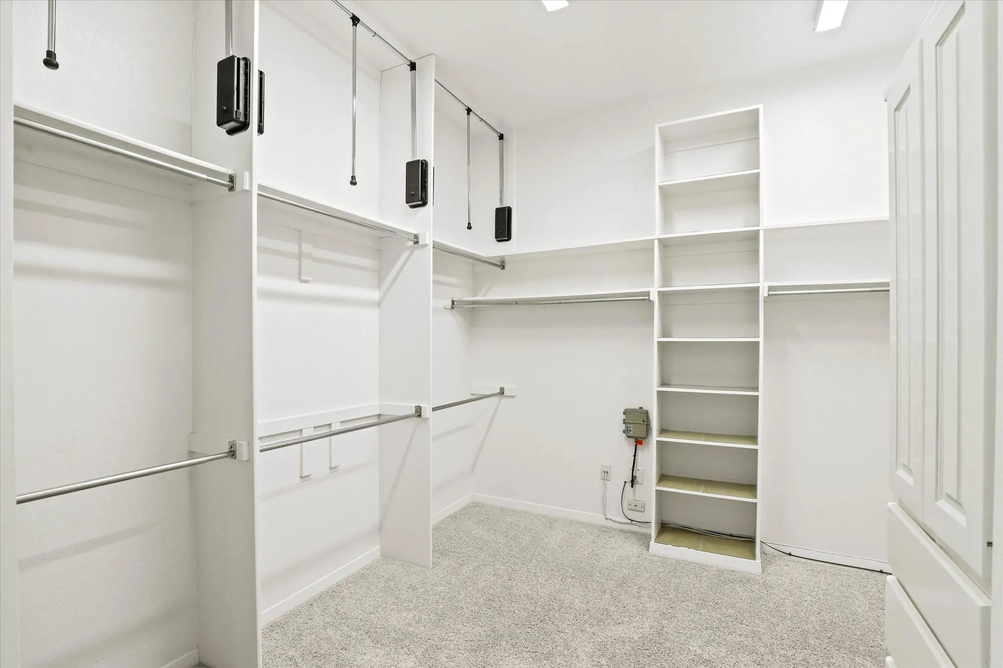 Primary closet.
