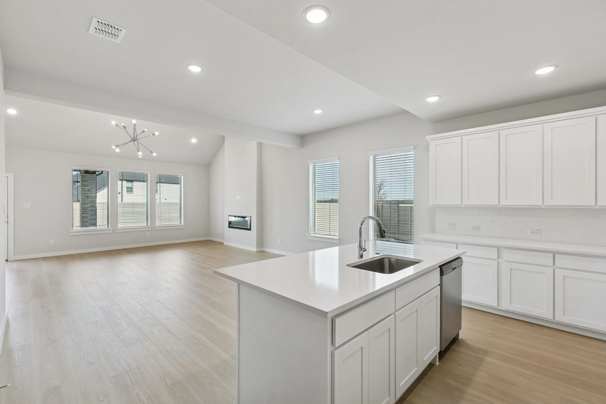 Open Floor Plan in the Stanley II home plan – REPRESENTATIVE PHOTO