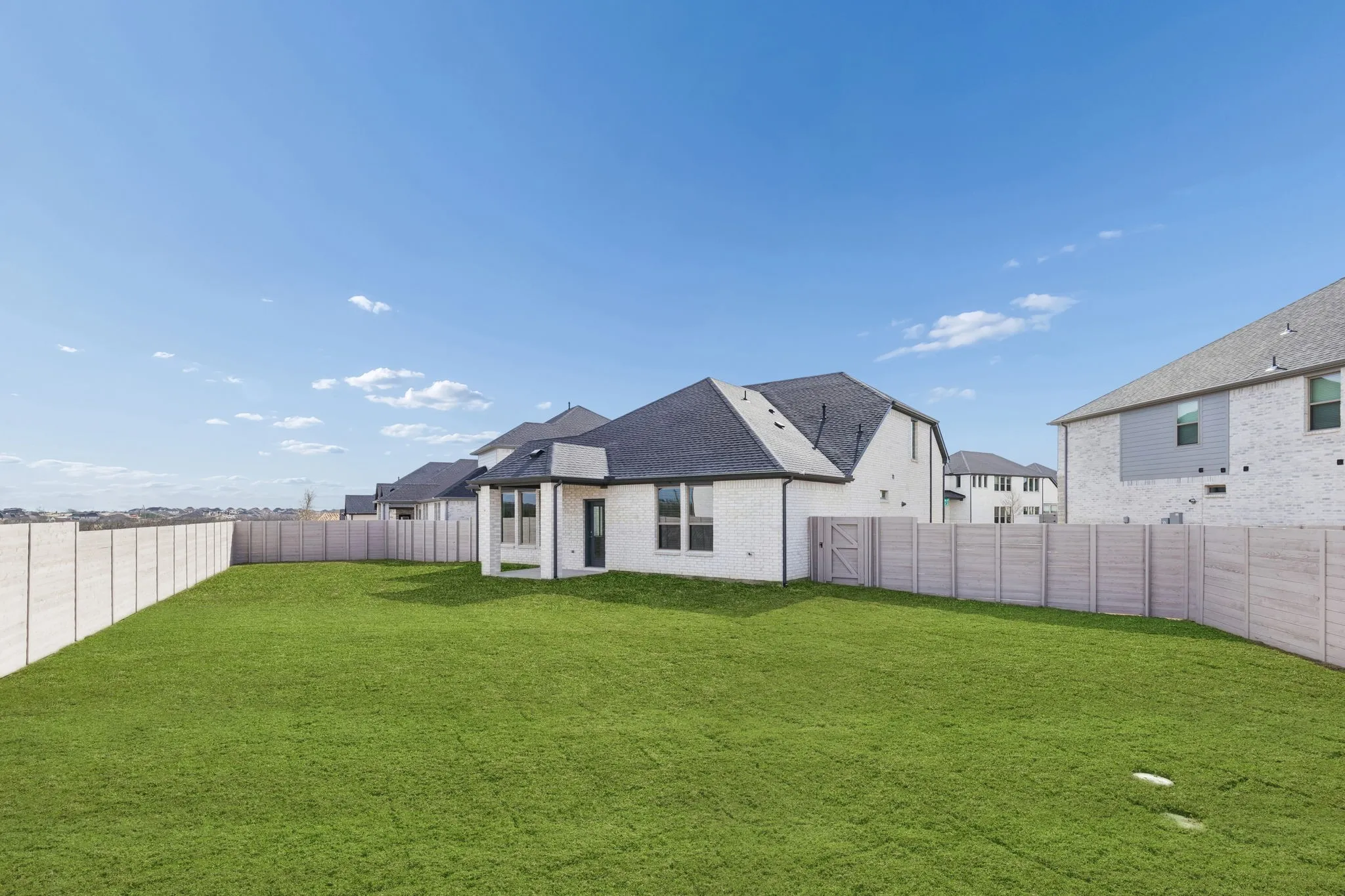 Covered Patio in the Stanley II home plan – REPRESENTATIVE PHOTO