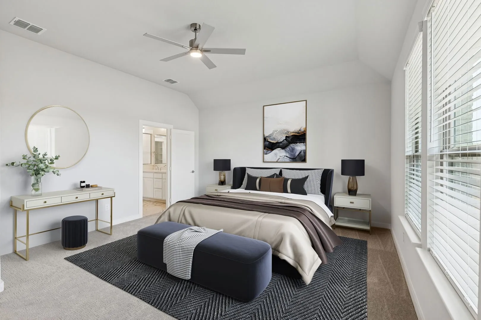 Primary Suite in the Stanley II home plan – REPRESENTATIVE PHOTO