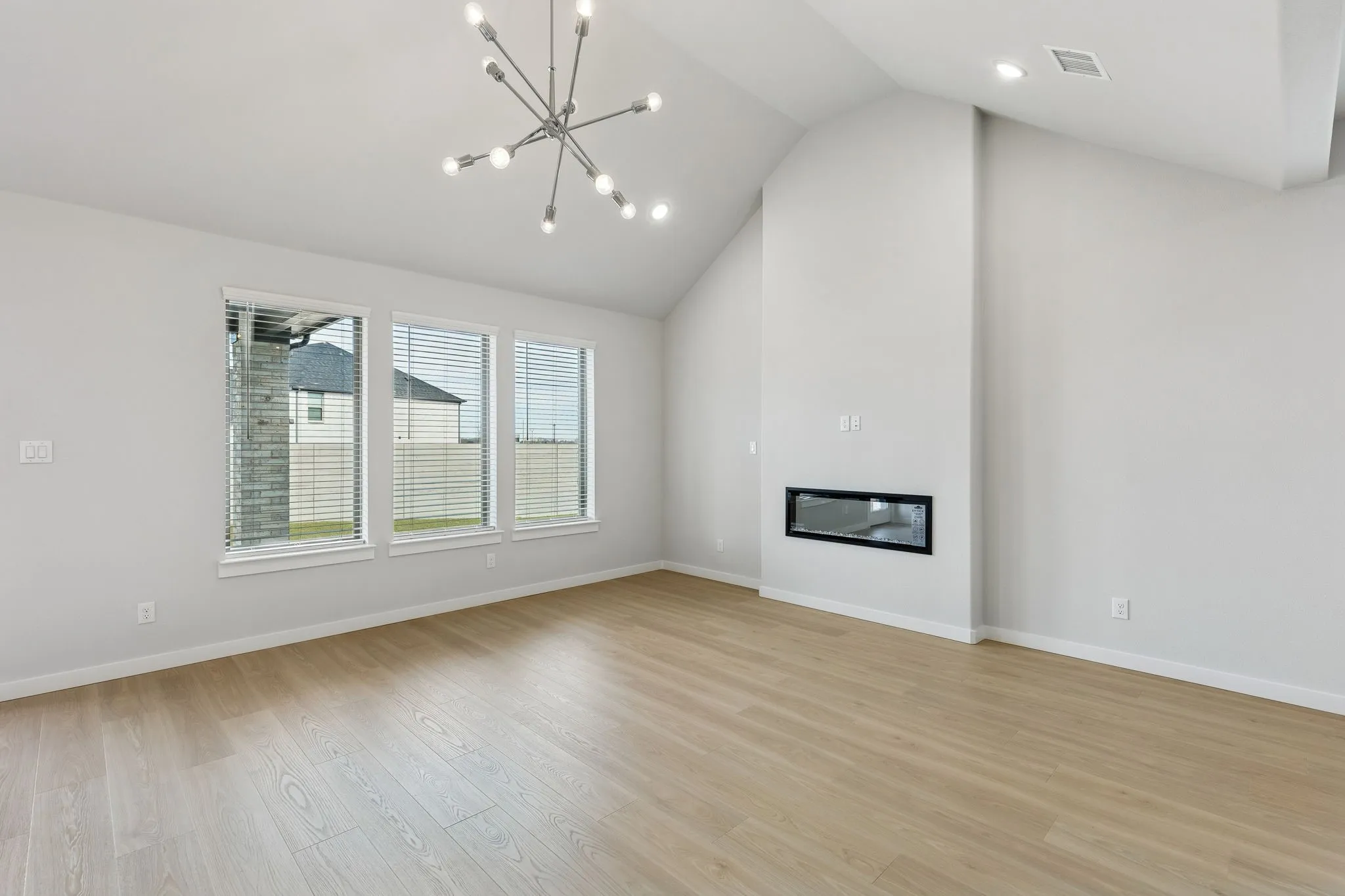 Living Room in the Stanley II home plan – REPRESENTATIVE PHOTO