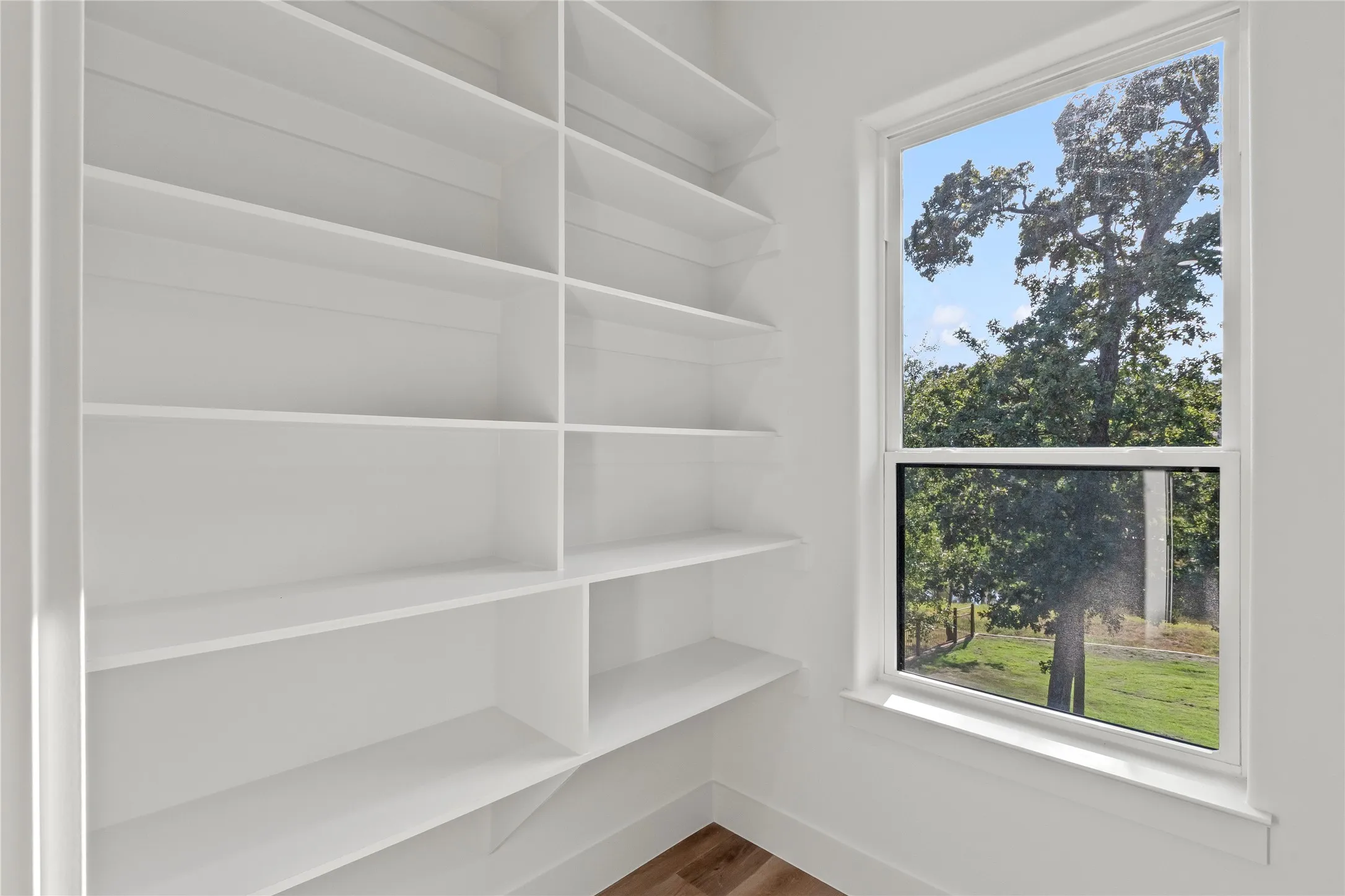 Upstairs storage