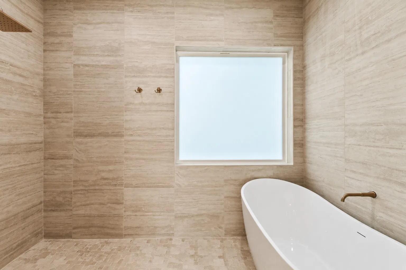 Upstairs primary bathroom