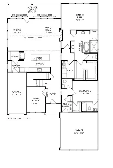 Berkley Main Level Floor Plan