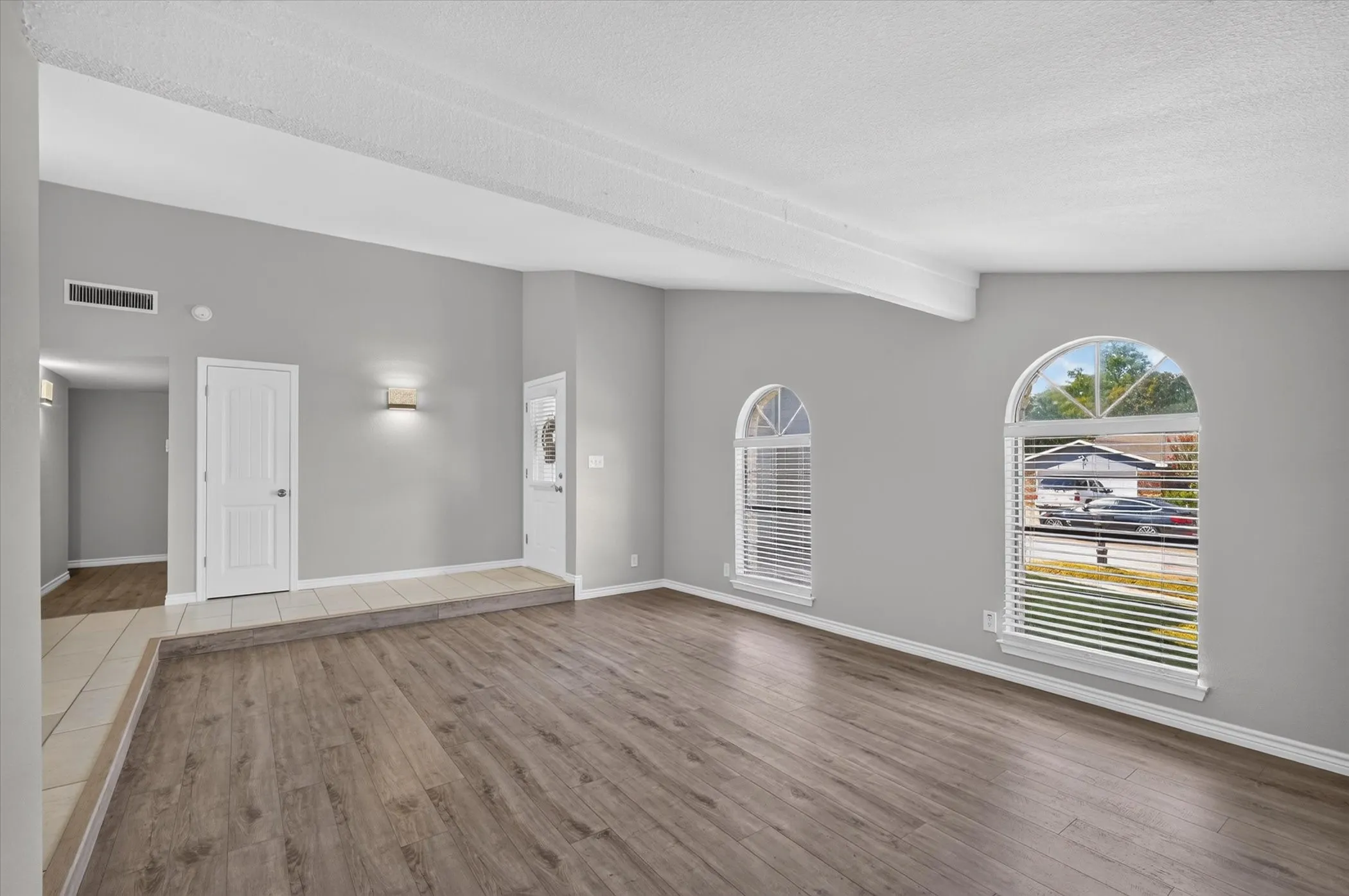 Large living space with great natural light
