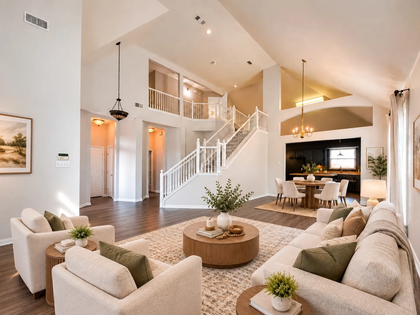 Living & Dining Rooms - virtually staged to show potential