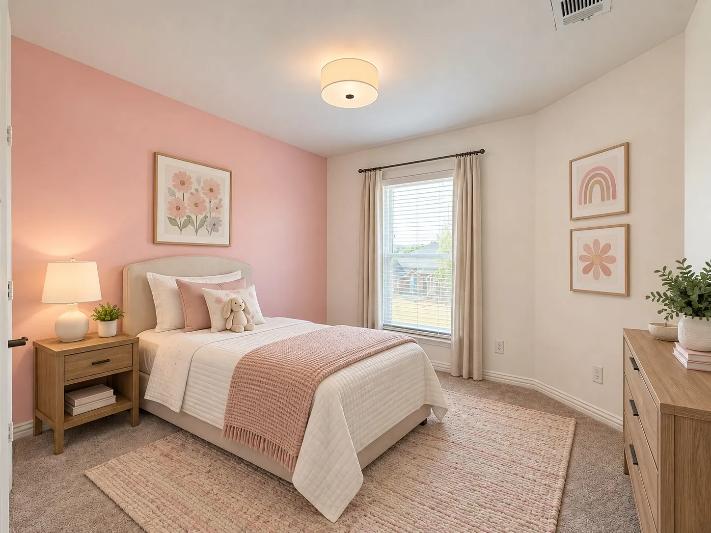Bedroom - virtually staged to show potential