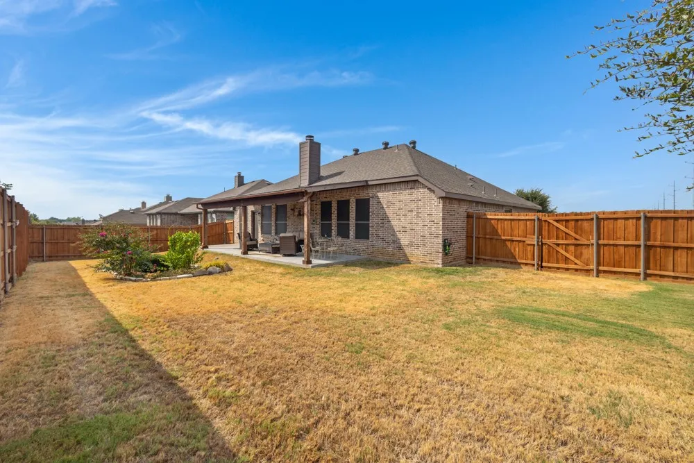 Need even more backyard space?  Theres's potential to move the fenceline up to include more of the oversized side yard area.
