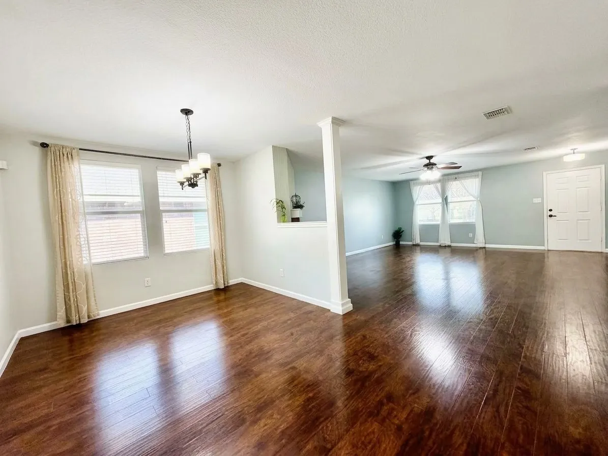 dinning room and living room