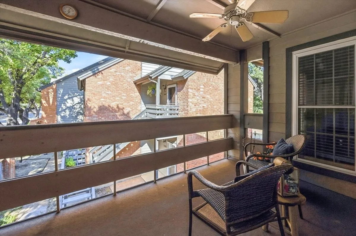 Private Balcony, plus storage closet