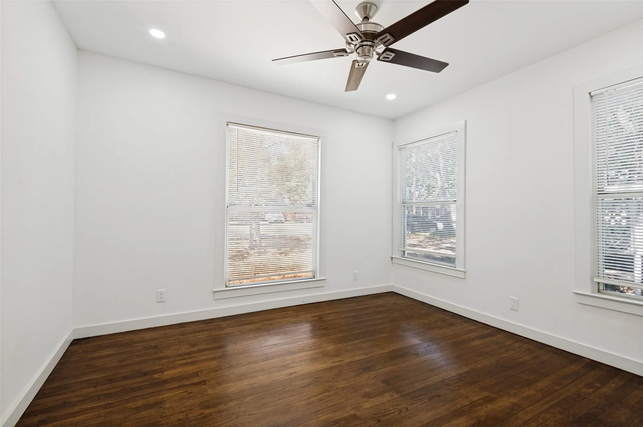 Hardwood-style flooring throughout