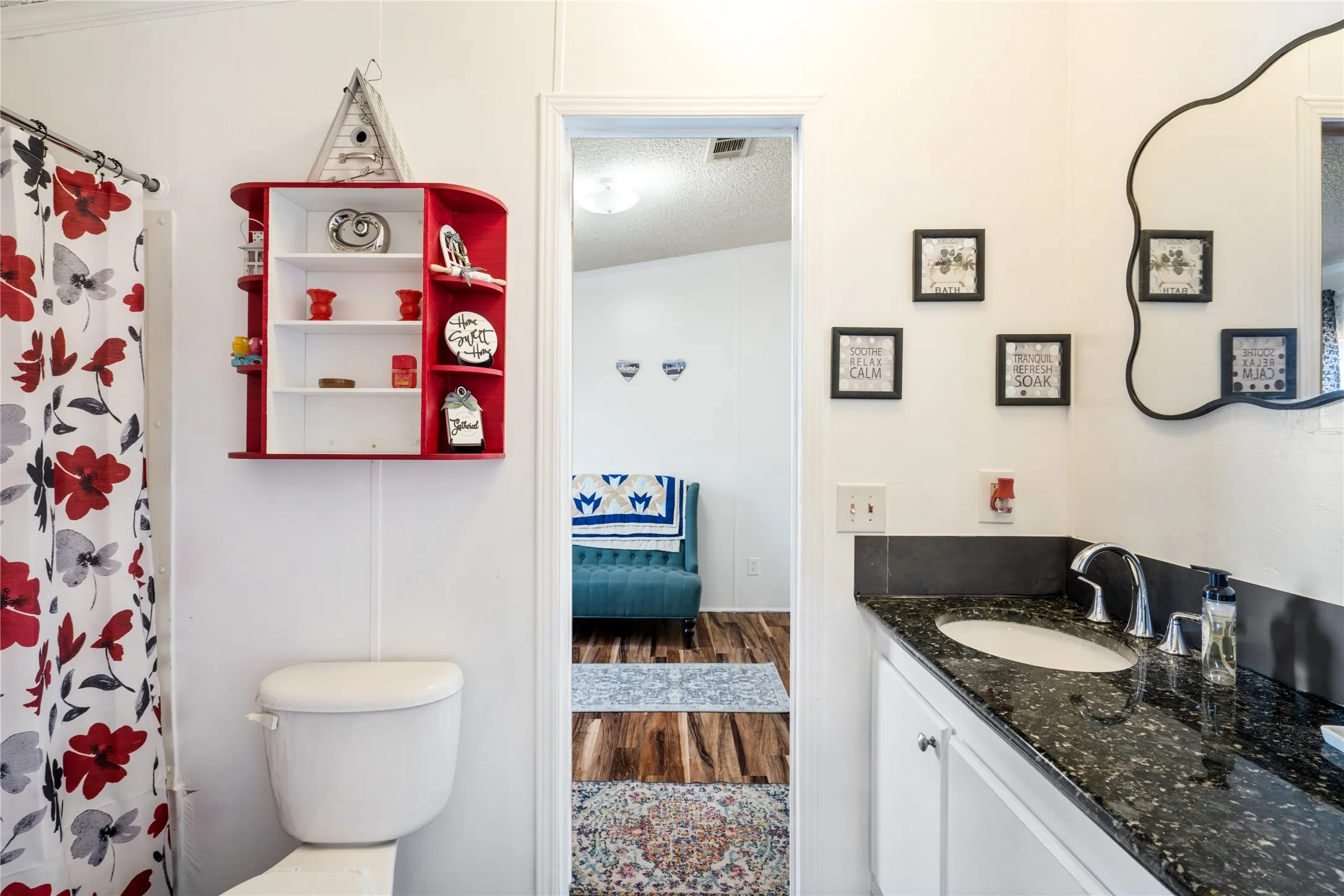 Jack & Jill shared between two bedrooms