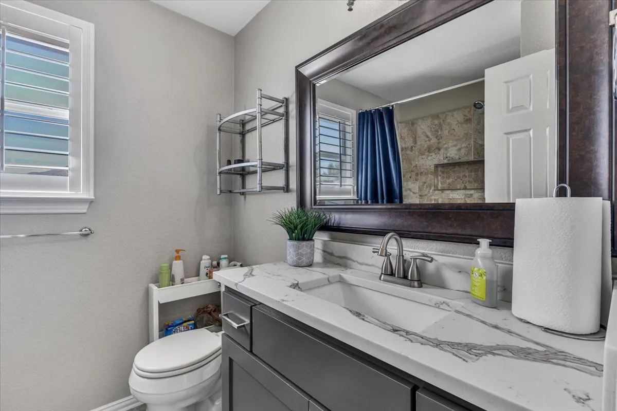 Full bathroom located upstairs