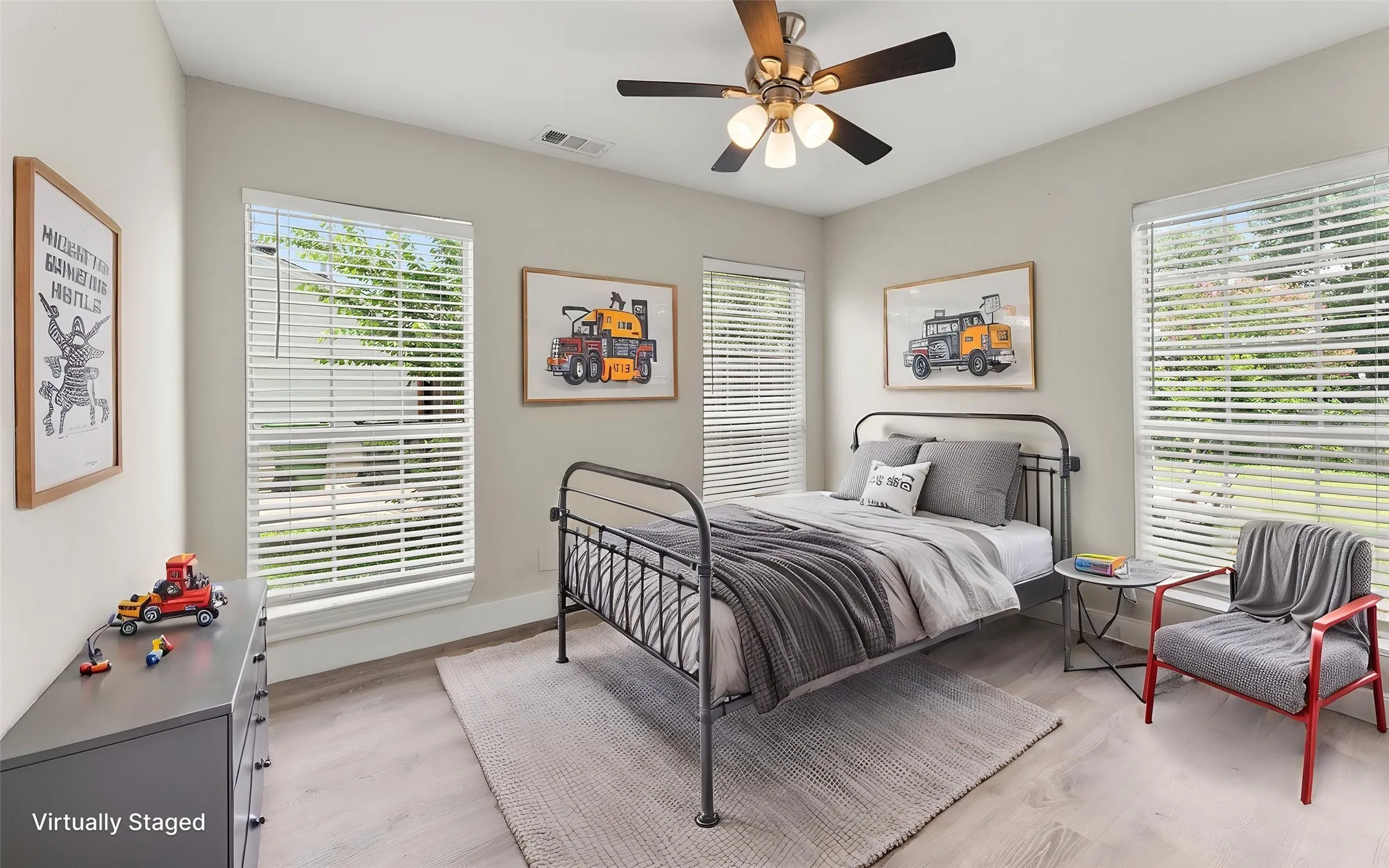 Bedroom - Virtually Staged