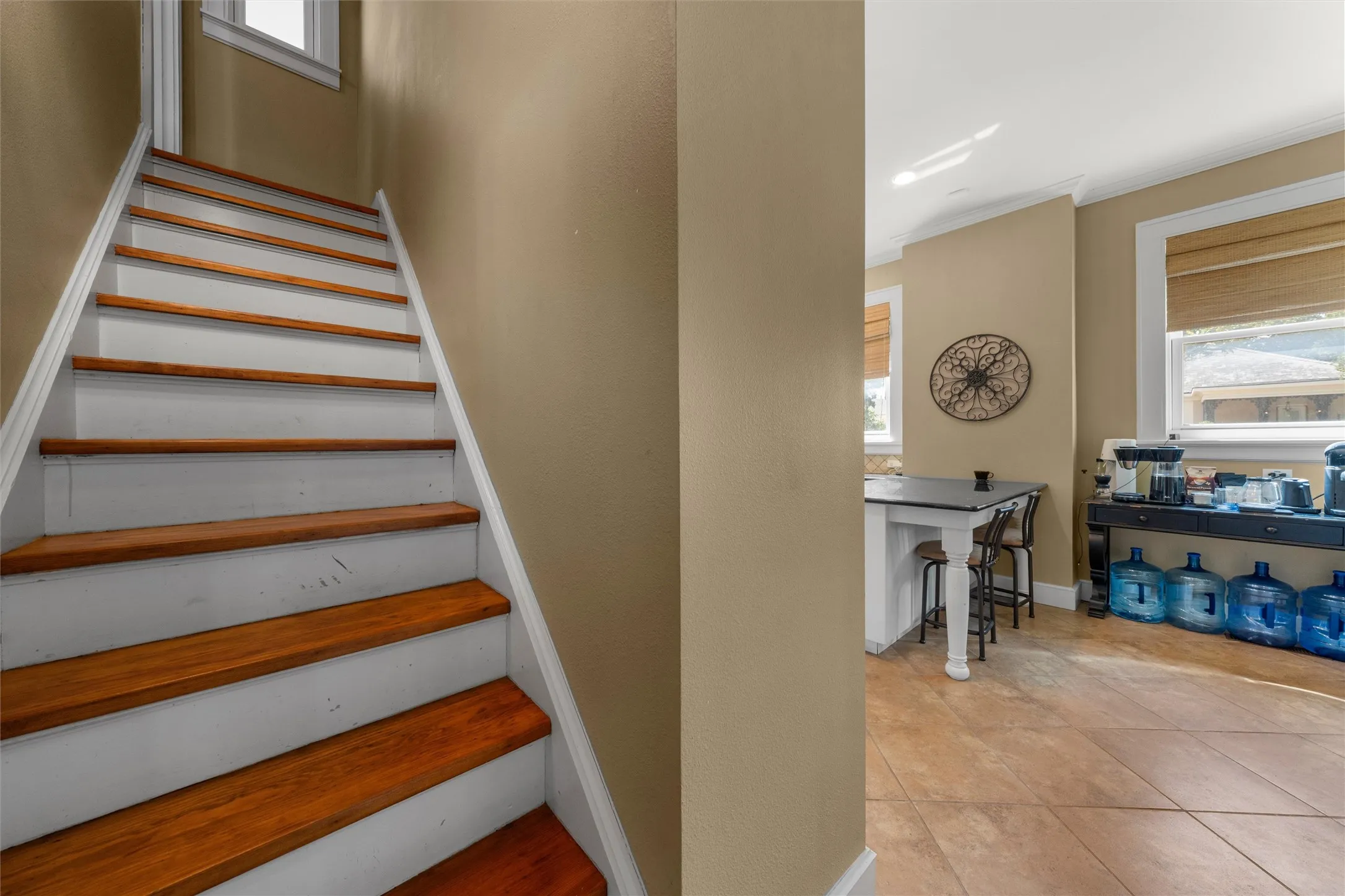 Hardwood stair treads and risers
