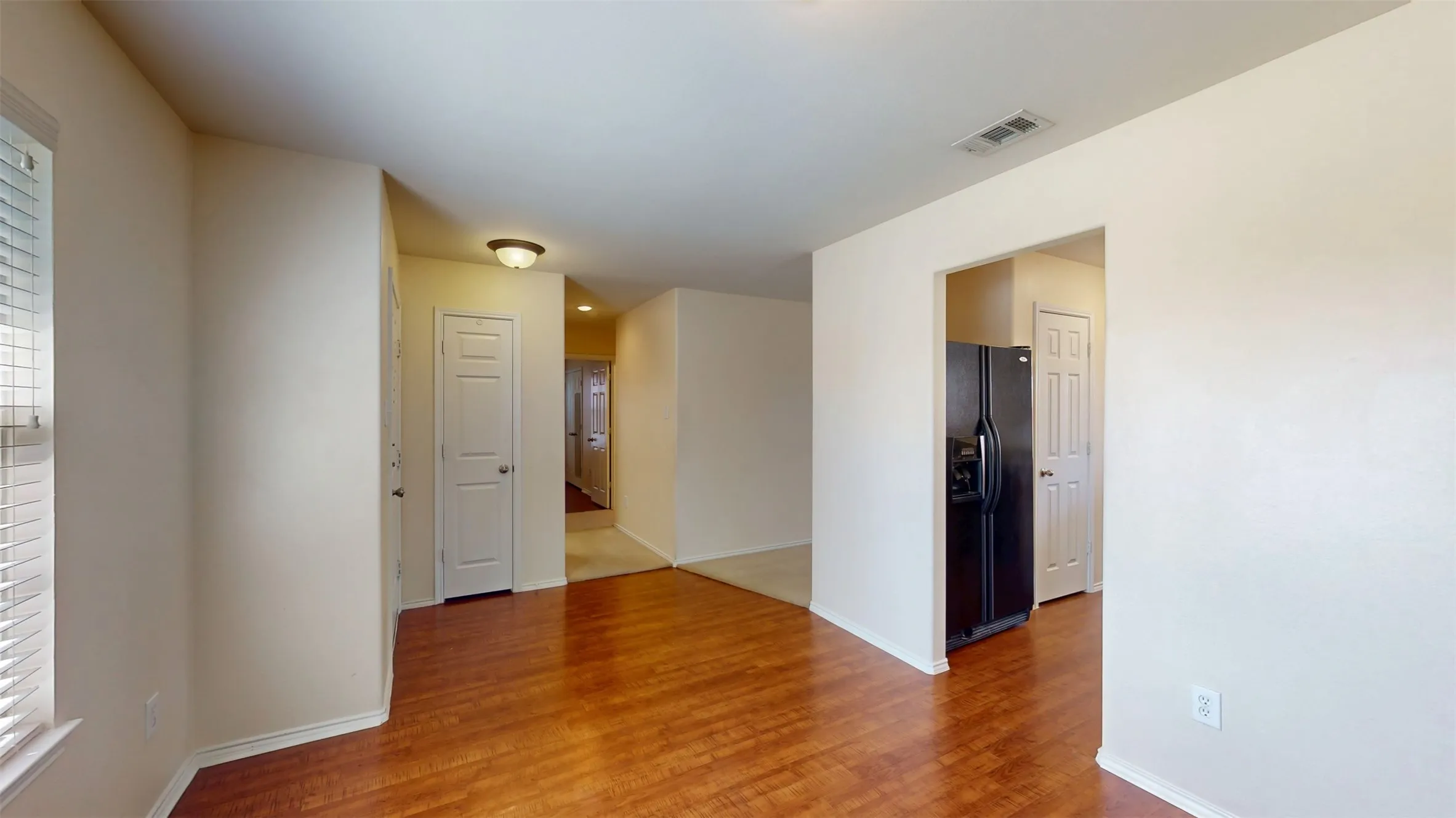 Tucked behind the main entry from the front door is a coat closet!