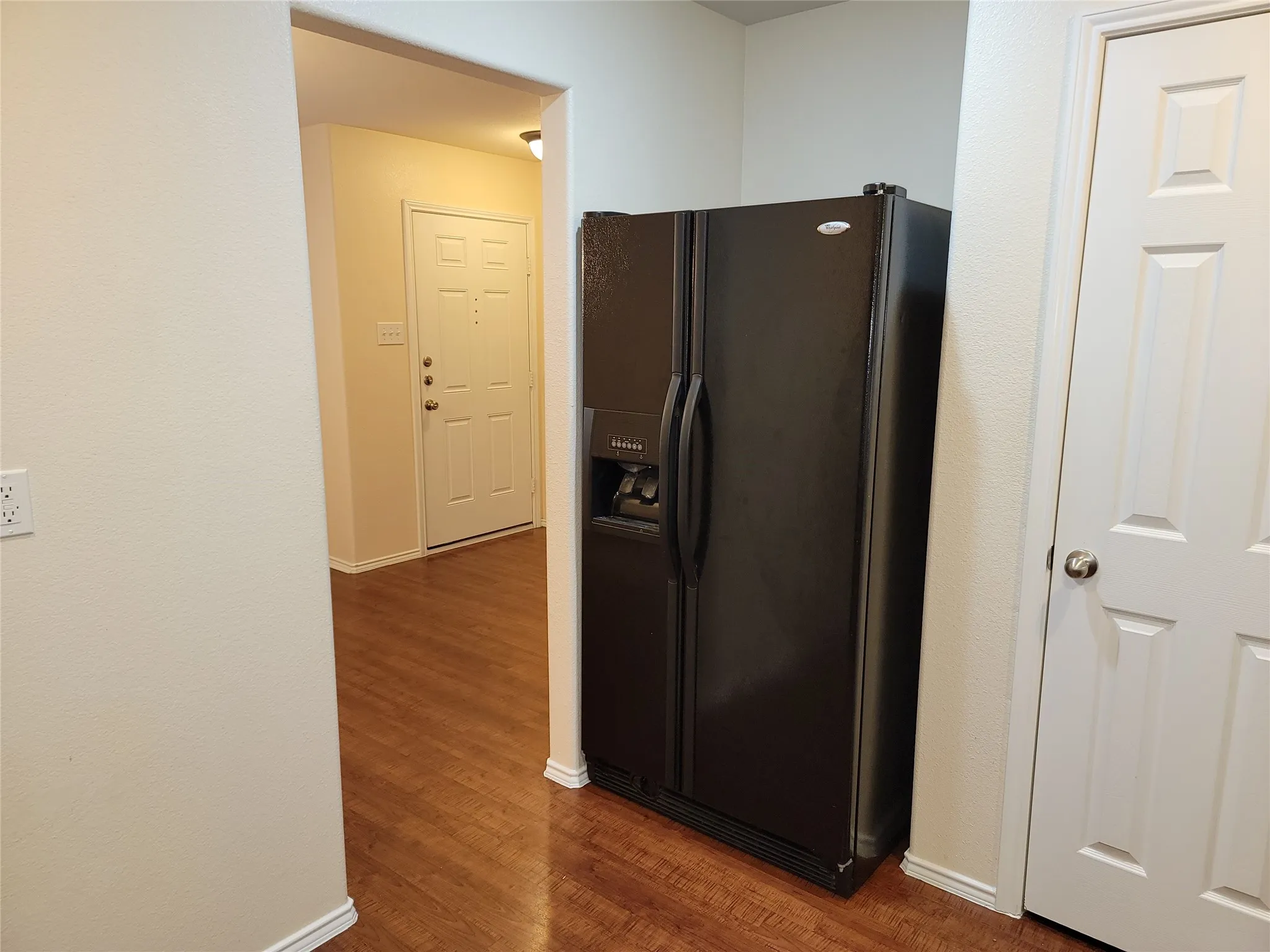 This home comes with this refrigerator! Refrigerator should work, but will not be repaired of replaced by the landlord if it stops working.