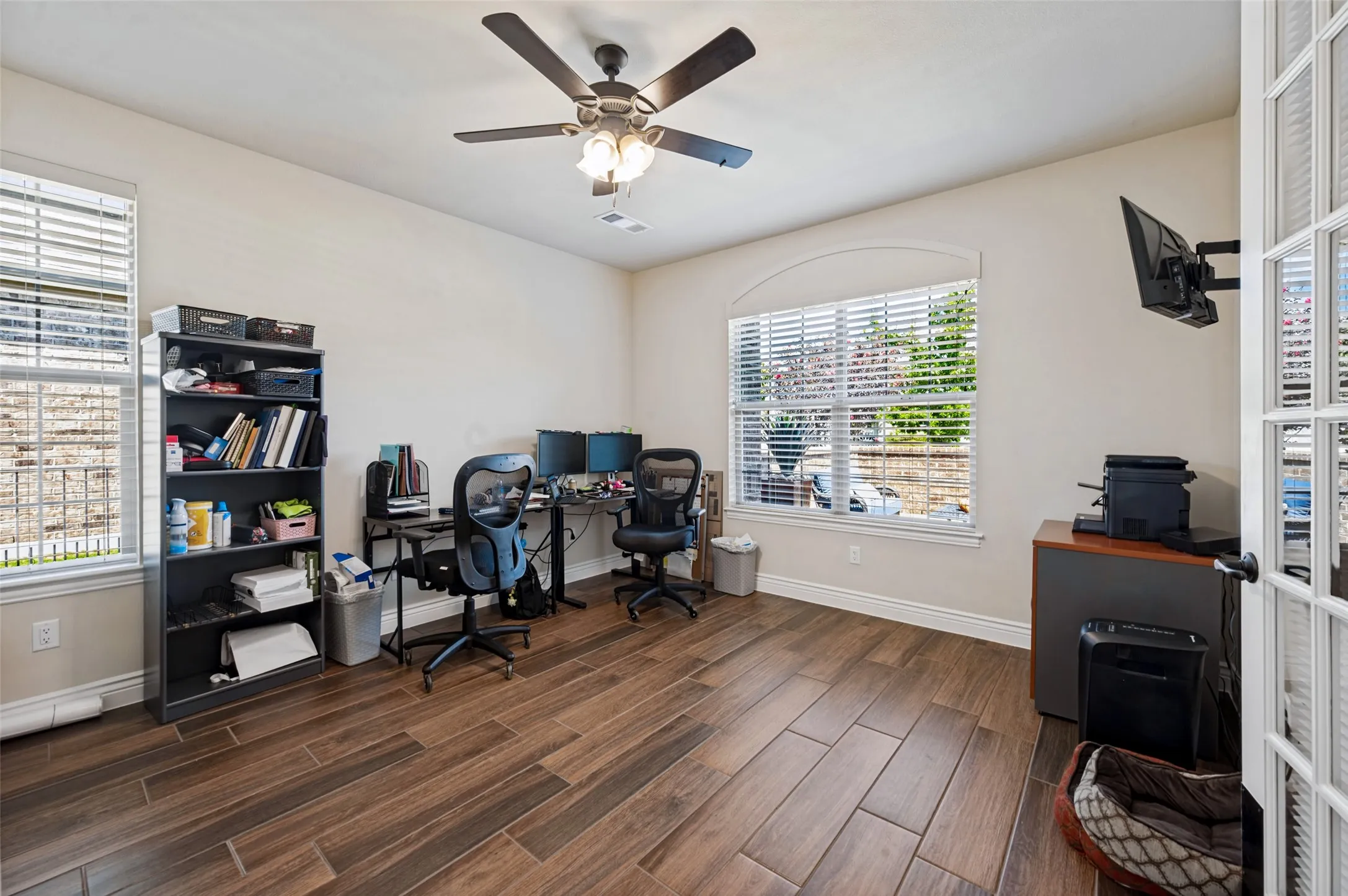 Office or Den has space to the left for a built in murphy bed or armoir